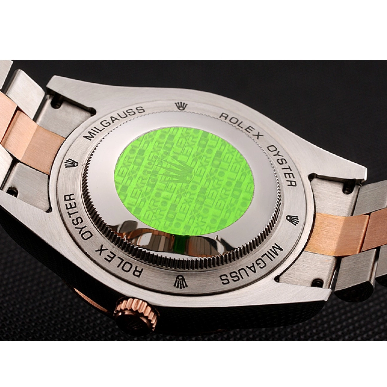 Good copy rolex watches 1454108 Steel Gold Rose Bezel Bracelet Swiss Diamonds Day-Date Staineless Rolex And Dial White 0524